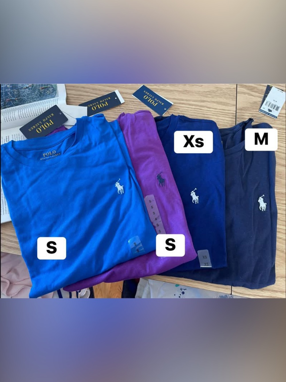 Ralph Lauren Polo women Short Sleeve crew neck Tee- Blue, Purple, Navy NWT